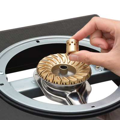 Bếp Ga Dương Đôi Rinnai RV-6Double Glass(L) - Đen- Hãng chính hãng